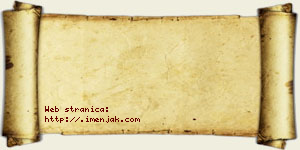 Natalija Arsović vizit kartica